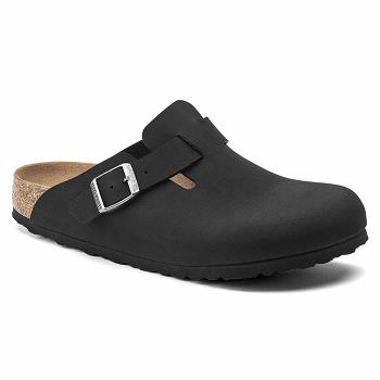 Birkenstock Vegan Boston Herre Sort | DK 208DFM